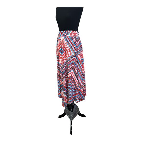 New Directions multicolor boho pull on maxi skirt size 1X - Picture 9 of 11